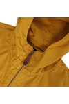 Pretty Green Mens Yellow Pretty Green Mustard Hooded Leather Logo Jacket