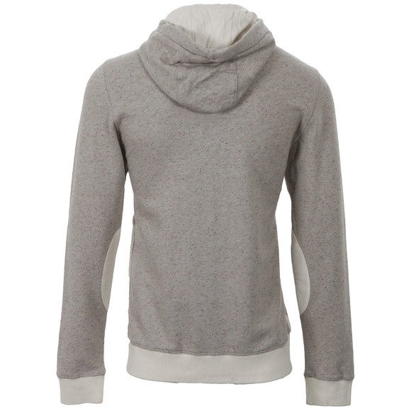 Pretty Green Mens Grey Pretty Green Neps Grey Full Zip Hoody main image