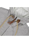 Pretty Green Mens Grey Pretty Green Neps Grey Full Zip Hoody