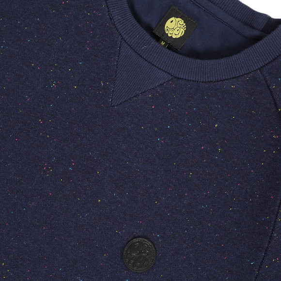 Pretty Green Mens Blue Pretty Green Neps Navy Crew Sweat main image