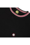 Pretty Green Mens Black Pretty Green Black Knitted Crew Jumper