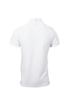 Pretty Green Mens White Pretty Green White/Steel Stripe Collar Polo