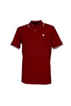 Pretty Green Mens Red Pretty Green Red Pique Polo