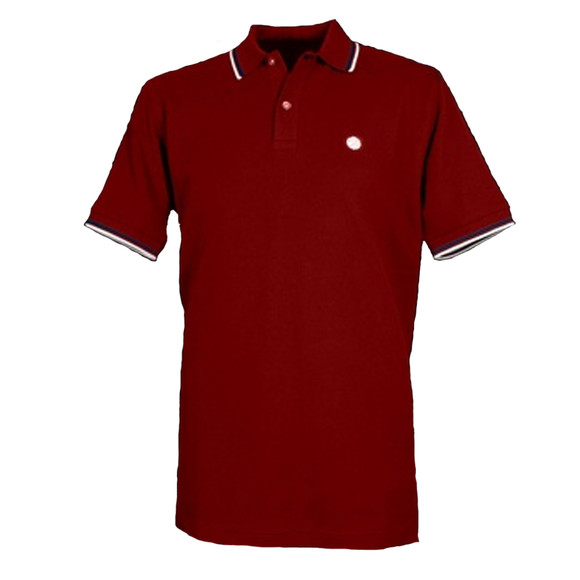 Pretty Green Mens Red Pretty Green Red Pique Polo main image