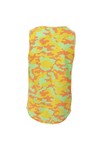 Humor Mens Multicoloured Humor Capone Green Gecko Camo Print Vest