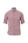 G-Star Mens Red G-Star Lakewood Empire Roll Shirt
