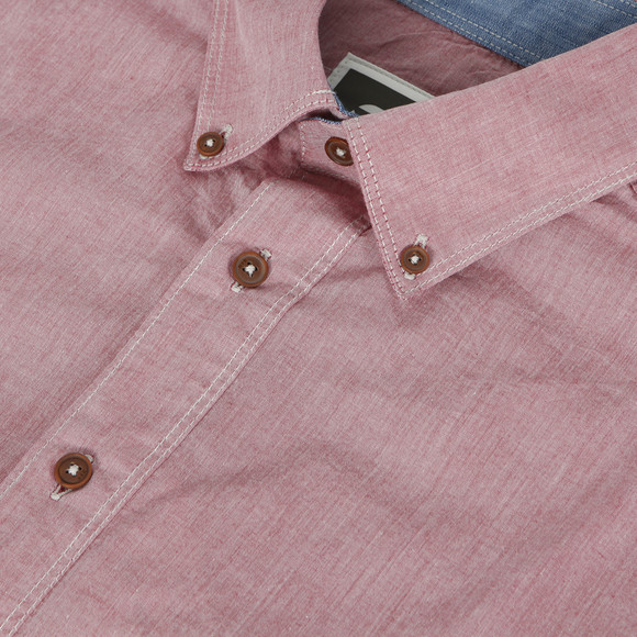 G-Star Mens Red G-Star Lakewood Empire Roll Shirt main image