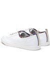 Pretty Green Mens White Pretty Green Paisley Trim Pump