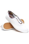 Pretty Green Mens White Pretty Green Paisley Trim Pump