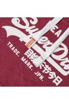 Superdry Mens Red Vintage Logo Entry-Hood