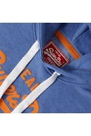 Superdry Mens Blue Vintage Logo Entry-Hood