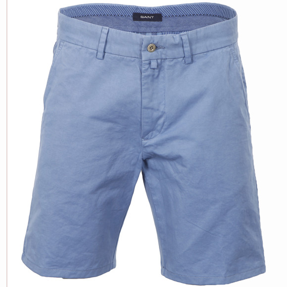 Gant Mens Blue Gant Prep Bermudas in Pigeon Blue main image