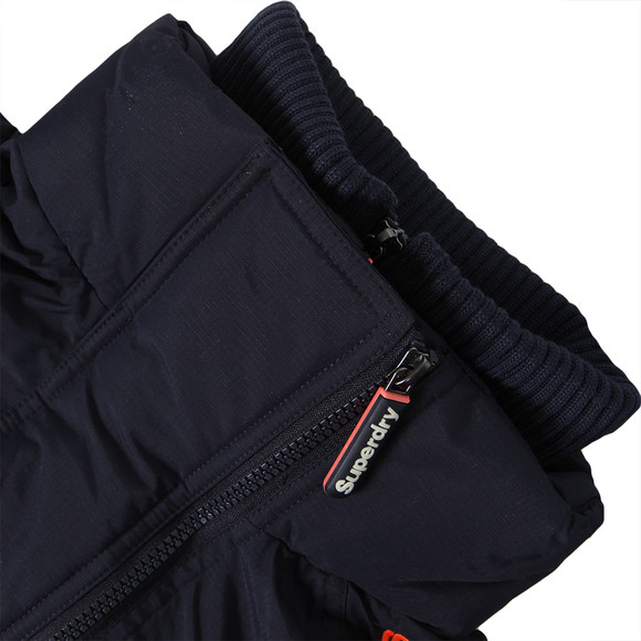 Superdry Mens Blue Superdry Technical Pop Zip Windcheater main image
