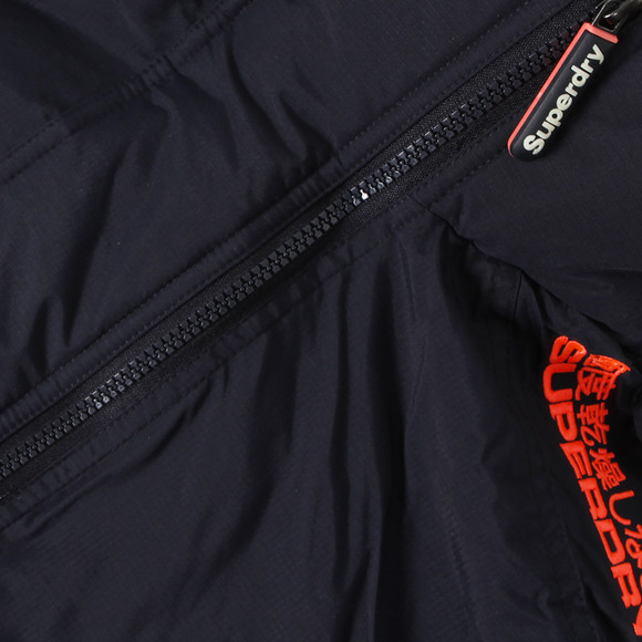 Superdry Mens Blue Superdry Technical Pop Zip Windcheater main image
