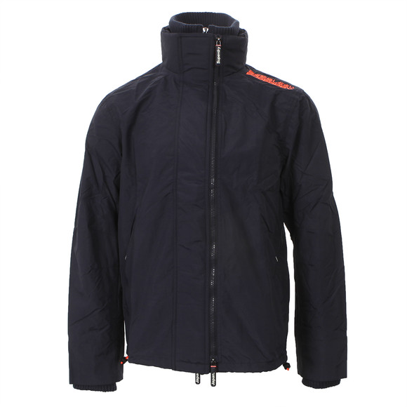 Superdry Mens Blue Superdry Technical Pop Zip Windcheater main image