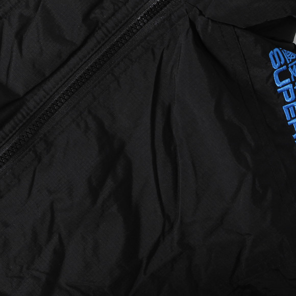 Superdry Mens Black Superdry Technical Pop Zip Windcheater main image