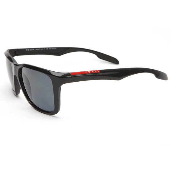 Prada Linea Rossa Mens Black 04OS Black Sunglasses main image