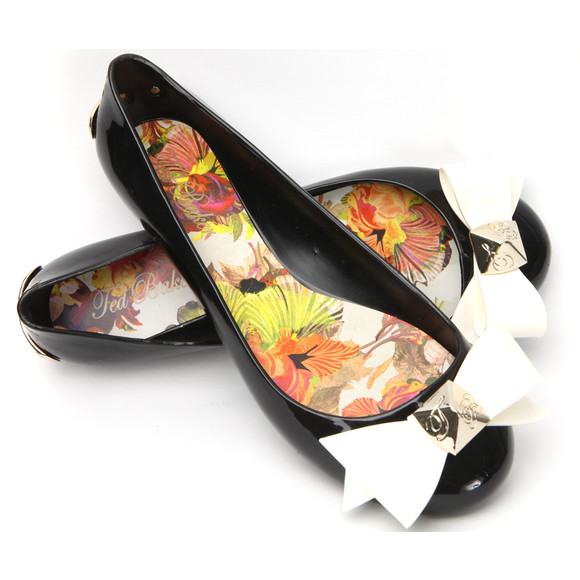 Ted Baker Womens Black Ted Baker Joleey Ballet Bow Pump #5