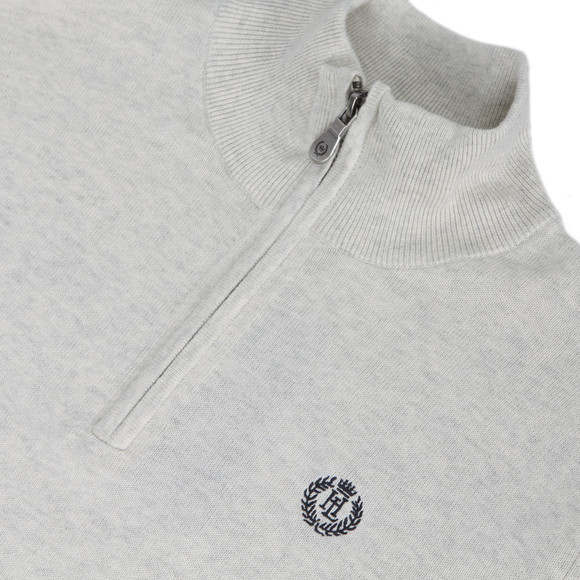 Henri Lloyd Mens Beige Henri Lloyd Ensign Half Zip Knit  main image