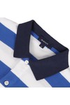 Gant Mens Blue Gant Barstripe Pique Rugger Polo