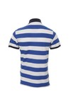Gant Mens Blue Gant Barstripe Pique Rugger Polo