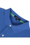 Gant Mens Blue Gant Contrast Collar Pique SS Rugger Polo in Sapphire Blue