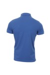 Gant Mens Blue Gant Contrast Collar Pique SS Rugger Polo in Sapphire Blue