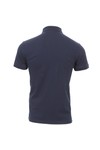 Gant Mens Blue Gant Contrast Collar Pique SS Rugger Polo in Midnight Blue
