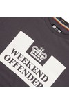 Weekend Offender Mens Grey Weekend Offender Prison Crew T-Shirt