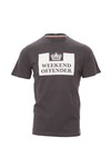 Weekend Offender Mens Grey Weekend Offender Prison Crew T-Shirt