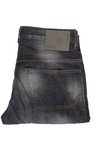 G-Star Mens Blue G-Star A-Crotch Dark Aged Tapered Jean