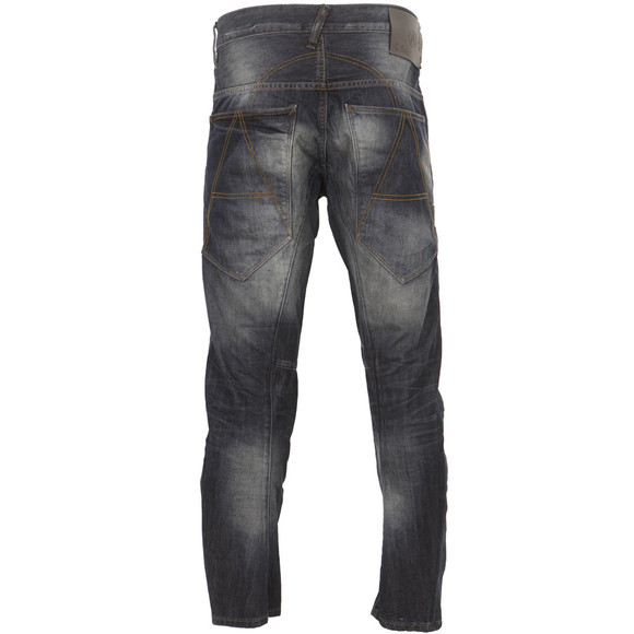 G-Star Mens Blue G-Star A-Crotch Dark Aged Tapered Jean main image