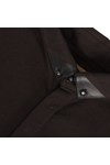 Pearly King Mens Black Pearly King Camino Black Leather Collar Polo