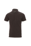 Pearly King Mens Black Pearly King Camino Black Leather Collar Polo