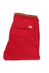 Scotch & Soda Mens Red Scotch & Soda Deep Blush Slim Chino & Leather Belt