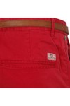 Scotch & Soda Mens Red Scotch & Soda Deep Blush Slim Chino & Leather Belt