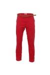 Scotch & Soda Mens Red Scotch & Soda Deep Blush Slim Chino & Leather Belt