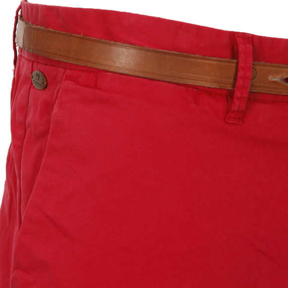 Scotch & Soda Mens Red Scotch & Soda Deep Blush Slim Chino & Leather Belt main image