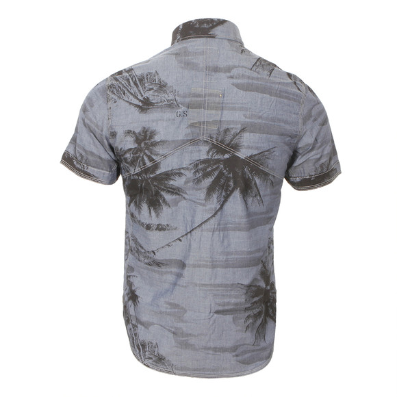 G-Star Mens Blue G-Star Swell Palm Shirt main image