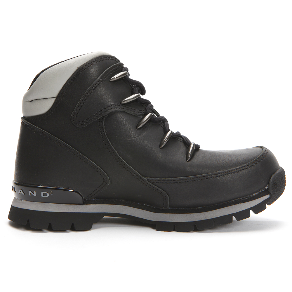 Boys Black Timberland Euro Rock Hiker Boot