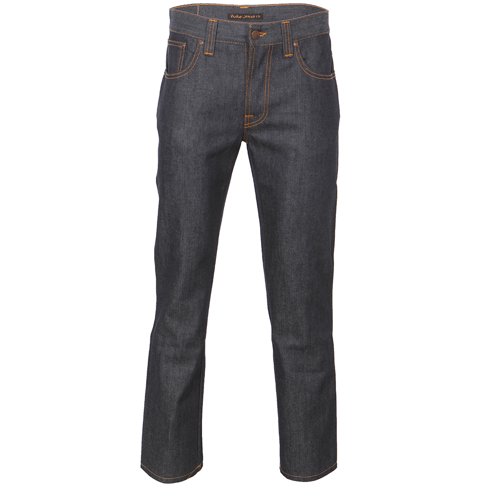 Nudie Jeans Mens Slim Jim Jean in Dry Broken Twill