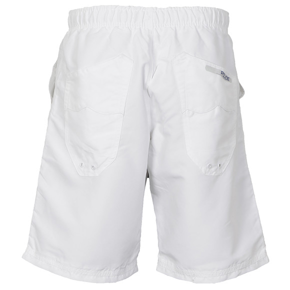 Police Mens White Police Stefford Swim Short  main image