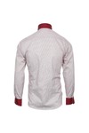 Guide London Mens Red Guide London Pinstriped Shirt