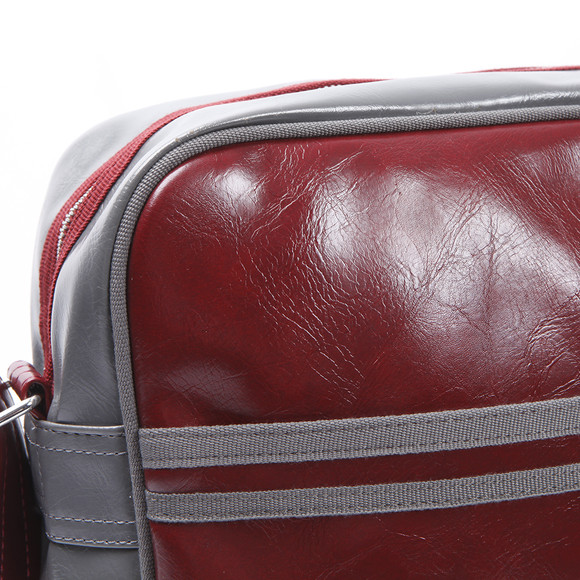 Fred Perry Mens Red Fred Perry Ox Blood Classic Shoulder Bag #3