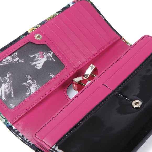 Ted Baker Womens Black Ted Baker Balbara Oil Painting Matinee Purse #2