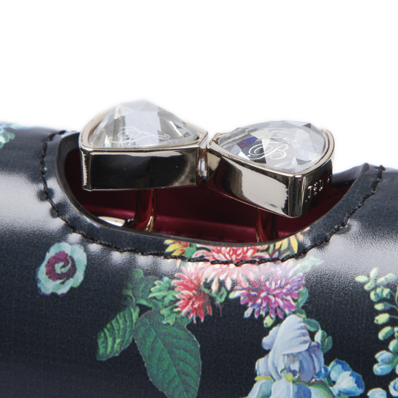 Ted Baker Womens Black Ted Baker Balbara Oil Painting Matinee Purse #3