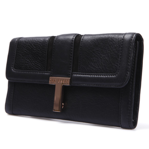 Ted Baker Womens Black Ted Baker T Keeper Leather Purse #2