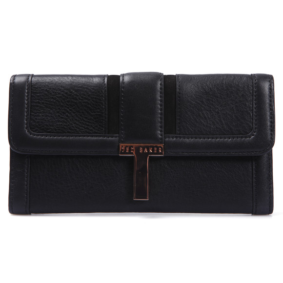 Ted Baker Womens Black Ted Baker T Keeper Leather Purse #1