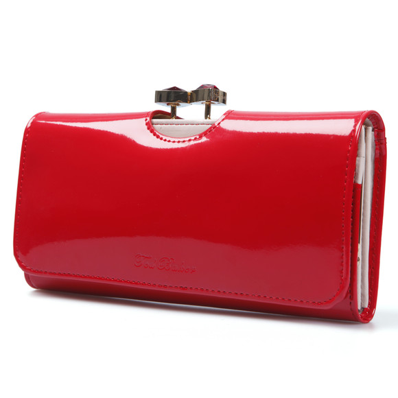 Ted Baker Womens Red Ted Baker Titiana Bow Crystal Top Bobble Matinee Purse #5