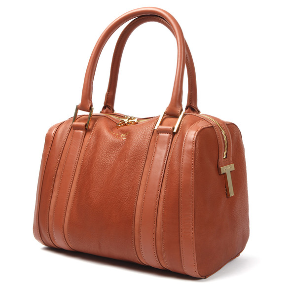 Ted Baker Womens Brown Ted Baker Kamilas T Keeper Bowler Bag main image